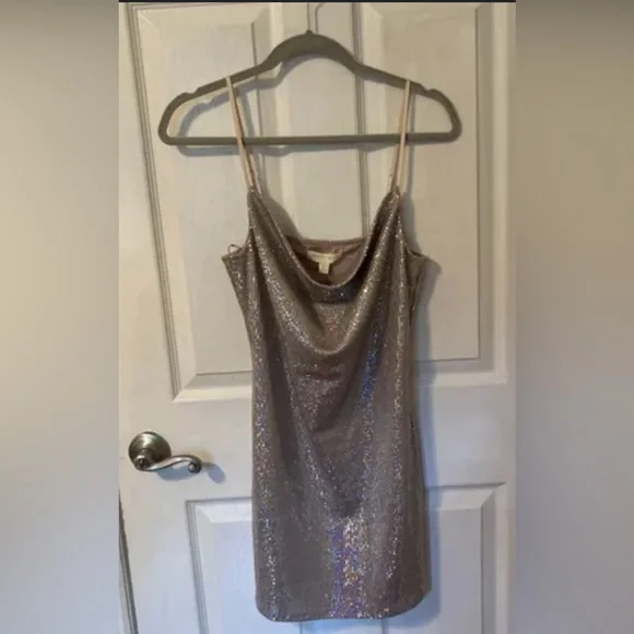 Thirty/Thirty La Dresses | Thirty/Thirty La Cowl Neck Slip Dress - New With Tags. | Color: Silver | Size: Mj | C0ntessascl0set's Closet